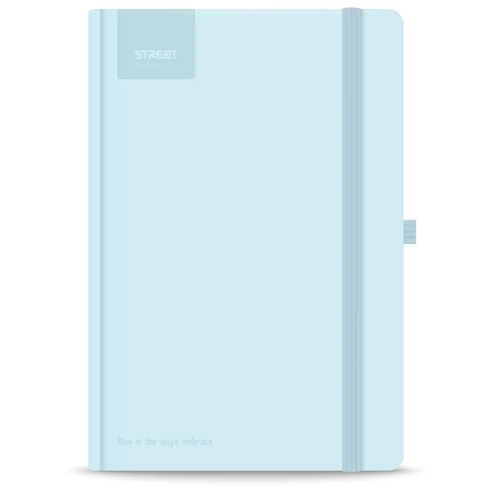 NOTES A5 96 lista PASTEL BLUE 14 x 21 cm