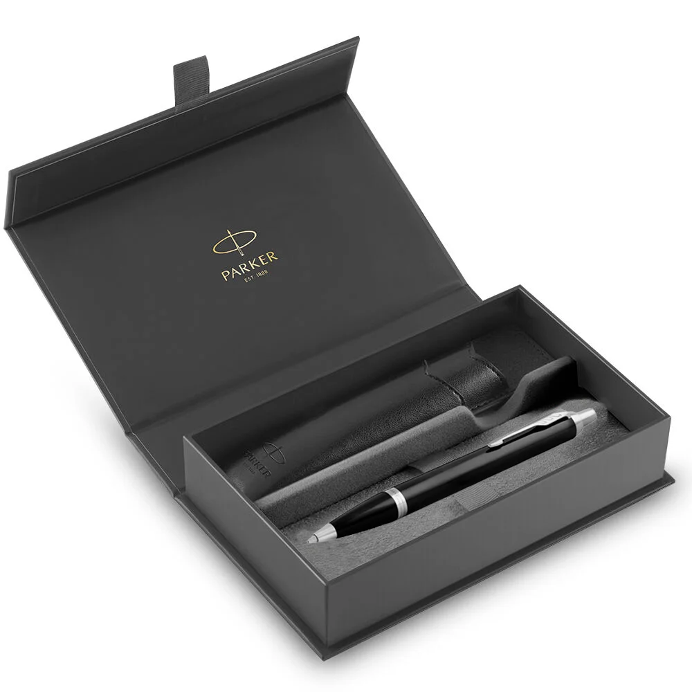 Parker poklon SET Royal Im Black CT - Hemijska olovka + Futrola