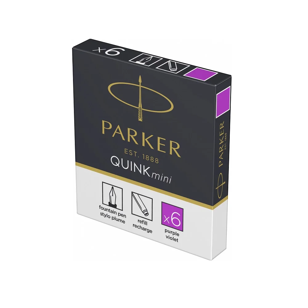 Patrone za nalivpero Parker Royal Quink Purpur Mini