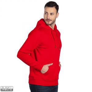 ABSOLUT HOODY, dukserica sa kapuljačom od organskog pamuka, 280 g/m2, crvena; šifra artikla: 52.033.30
