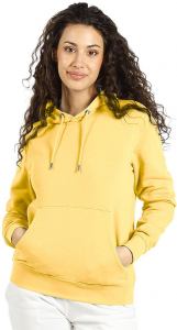 ABSOLUT HOODY, dukserica sa kapuljačom od organskog pamuka, 280 g/m2, svetlo žuta; šifra artikla: 52.033.43