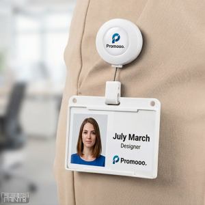 ACCESS H, držač za identifikacionu karticu sa povratnim mehanizmom, beli; šifra artikla: 34.676.90