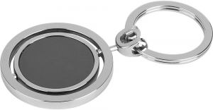 ANELLO, metalni privezak za ključeve, tamno metalni; šifra artikla: 33.165.86