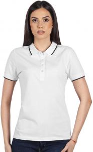 ATLANTIC LADY, ženska polo majica, 190 g/m2, bela; šifra artikla: 50.066.90
