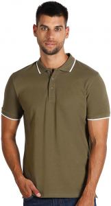 ATLANTIC, polo majica, 190 g/m2, maslinasta; šifra artikla: 50.065.55