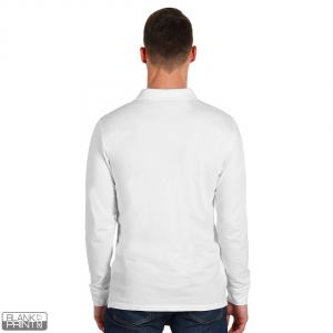 AZZURRO II LSL, pamučna polo majica dugih rukava, 180 g/m2, bela; šifra artikla: 52.050.90