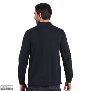 AZZURRO II LSL, pamučna polo majica dugih rukava, 180 g/m2, plava; šifra artikla: 52.050.20