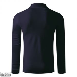 AZZURRO II LSL, pamučna polo majica dugih rukava, 180 g/m2, plava; šifra artikla: 52.050.20