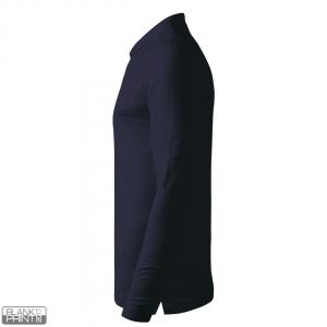 AZZURRO II LSL, pamučna polo majica dugih rukava, 180 g/m2, plava; šifra artikla: 52.050.20