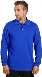 AZZURRO II LSL, pamučna polo majica dugih rukava, 180 g/m2, rojal plava; šifra artikla: 52.050.23