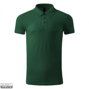 AZZURRO II, pamučna polo majica, 180 g/m2, tamno zelena; šifra artikla: 50.034.52
