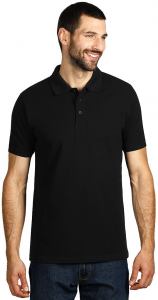 AZZURRO II, polo majica, 180 g/m2, crna; šifra artikla: 50.034.10