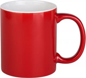 BARTON, keramička šolja, 325 ml, crveno-bela; šifra artikla: 44.058.39