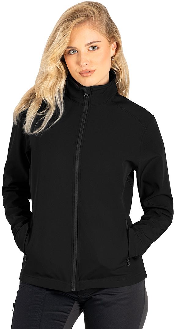 BEST NEO WOMEN, ženska softshell jakna, 280 g/m2, crna; šifra artikla: 57.103.10
