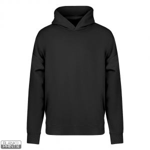 BIG HOODY, široka dukserica sa kapuljačom od organskog pamuka, 300 g/m2, crna; šifra artikla: 52.046.10