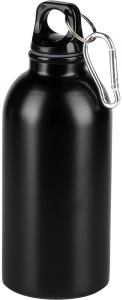 CAMPUS STEEL, boca za vodu, 400 ml, crna; šifra artikla: 41.238.10