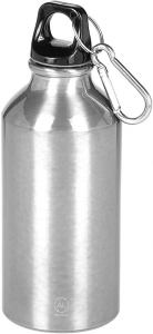 CAMPUS, boca za vodu, 400 ml, srebrna; šifra artikla: 41.095.80