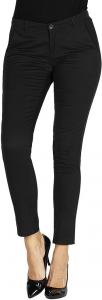 CHINO LADY, ženske pantalone, crne; šifra artikla: 58.026.10