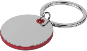 CIRCO, metalni privezak za ključeve, crveni; šifra artikla: 33.143.30