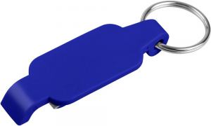 CLIPER, plastični privezak za ključeve sa funkcijom otvarača, plavi; šifra artikla: 33.130.20