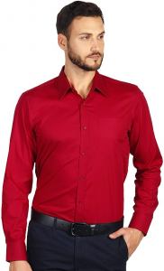 COMFORT LSL MEN, muška košulja dugih rukava, crvena; šifra artikla: 55.009.30