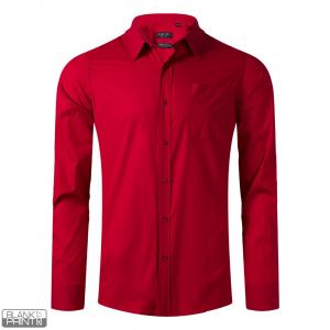 COMFORT LSL MEN, muška pamučna košulja dugih rukava, crvena; šifra artikla: 55.009.30