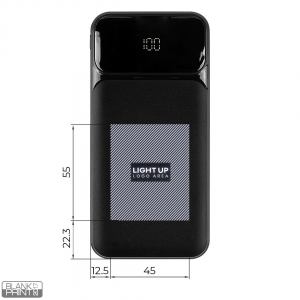 CONNECTOR LED, pomoćna baterija, 10.000 mah, crna; šifra artikla: 38.115.10
