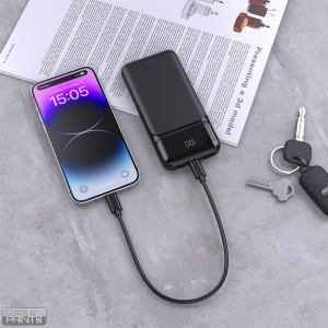 CONNECTOR LED, pomoćna baterija, 10.000 mah, crna; šifra artikla: 38.115.10