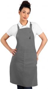 ECO CHEF, kecelja, tamno siva; šifra artikla: 57.088.11