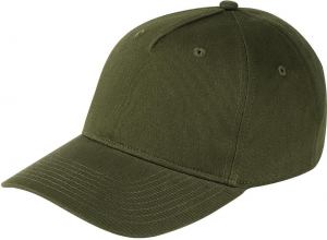 FORZA, kačket sa 5 panela, metalna kopča, maslinasti; šifra artikla: 54.031.55