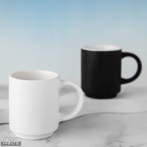 FRESCA, keramička složiva šolja, 180 ml, crna; šifra artikla: 44.169.10