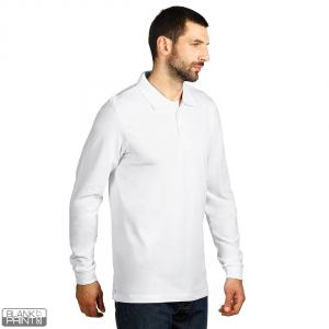 GATOR, pamučna polo majica dugih rukava, bela; šifra artikla: 52.004.90