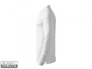 GATOR, pamučna polo majica dugih rukava, bela; šifra artikla: 52.004.90