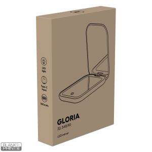 GLORIA, led ogledalce, belo; šifra artikla: 32.348.90