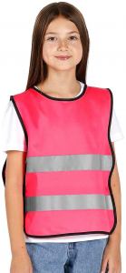 GLOW COLOR KID, dečji prsluk, neon roze; šifra artikla: 59.122.35