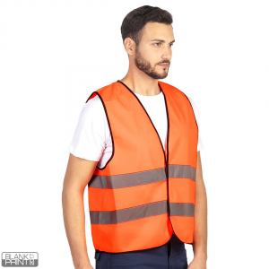 GLOW, sigurnosni prsluk, neon narandžasti; šifra artikla: 59.001.61