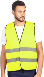 GLOW, sigurnosni prsluk, neon žuti; šifra artikla: 59.001.41