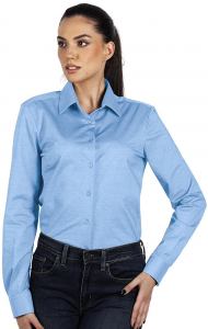 GRANT LSL WOMEN, ženska košulja dugih rukava, svetlo plava; šifra artikla: 55.051.22