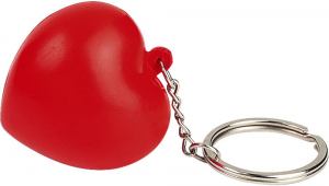 HEART MINI, privezak sa antistres lopticom, crveni; šifra artikla: 33.074.30