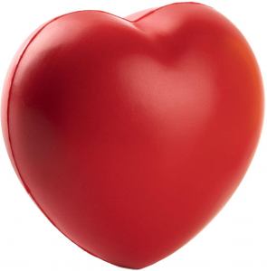 HEART, antistres loptica, crveni; šifra artikla: 32.013.30