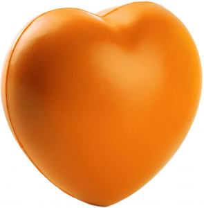 HEART, antistres proizvod, narandžasti; šifra artikla: 32.013.60
