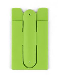 HOLD, silikonski držač kartica i držač za telefon, svetlo zeleni; šifra artikla: 37.618.51