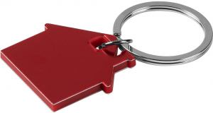 HUS COLORE, metalni privezak za ključeve, crveni; šifra artikla: 33.186.30