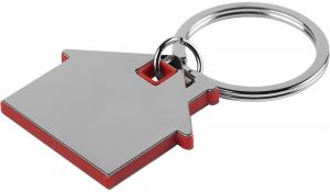 HUS, metalni privezak za ključeve, crveni; šifra artikla: 33.141.30