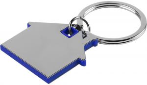 HUS, metalni privezak za ključeve, plavi; šifra artikla: 33.141.20
