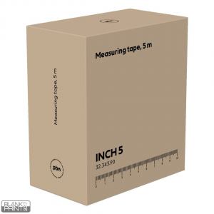 INCH 5, metar, 5 m, beli; šifra artikla: 32.343.90