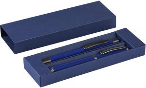 INK, metalna hemijska i roler olovka u setu, plava; šifra artikla: 14.154.20