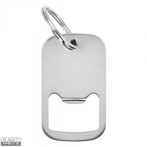 IZZY, aluminijumski privezak sa funkcijom otvarača, srebrni; šifra artikla: 33.170.80