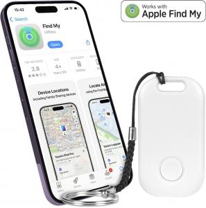 KEY FINDER, privezak za ključeve sa funkcijom lociranja, apple findmy, beli; šifra artikla: 38.138.90