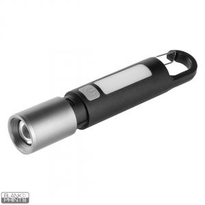 KLAUS, punjiva baterijska lampa kapaciteta 1.200 mah, crna; šifra artikla: 32.340.10